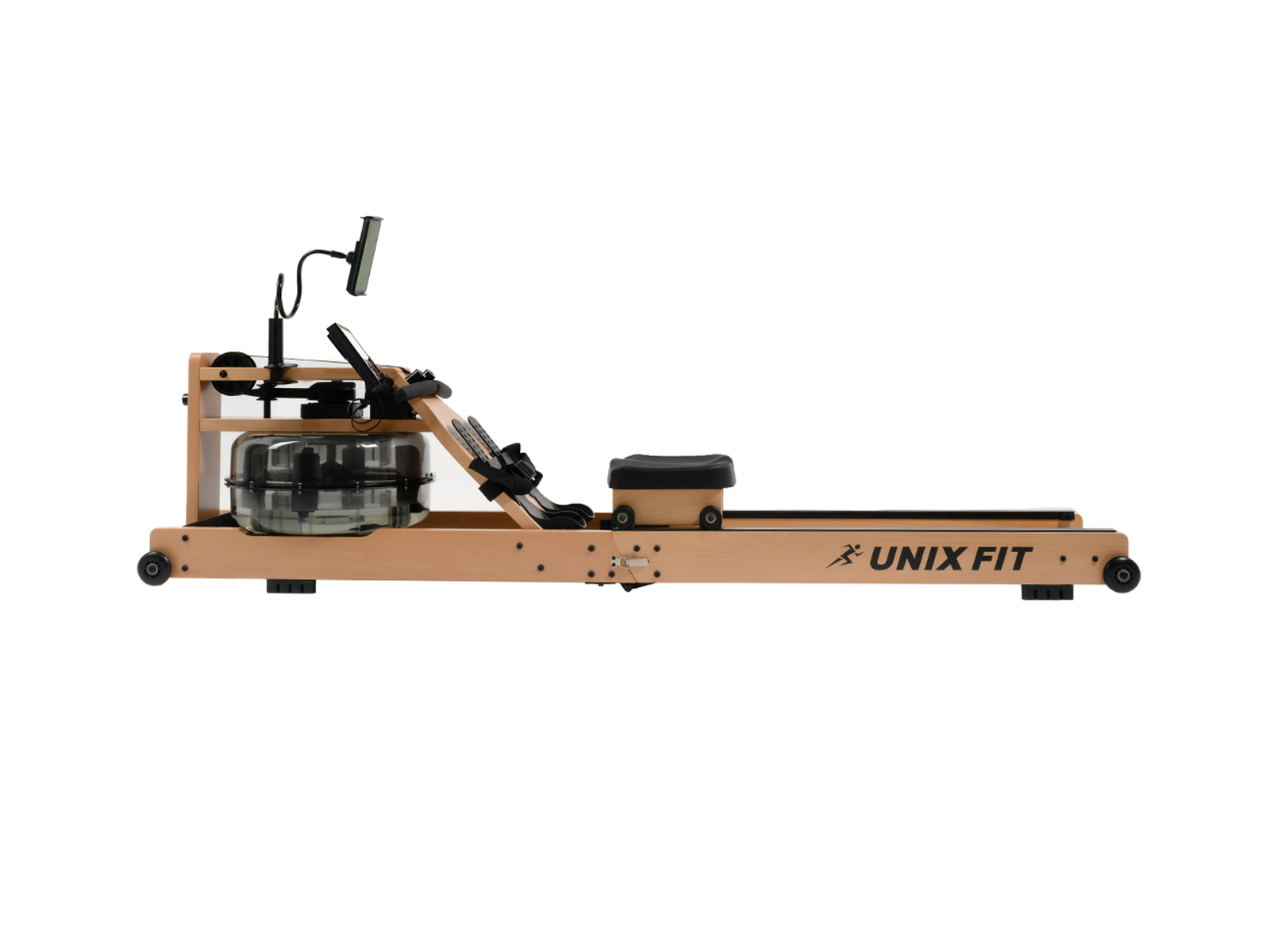 Гребной тренажер UNIX Fit Wood Rower Light - 11 