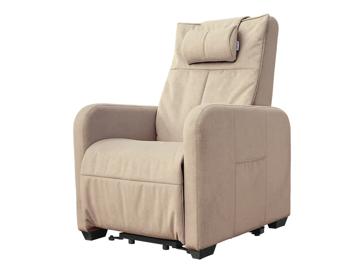 Кресло-реклайнер электрический с подъемом и массажем FUJIMO LIFT CHAIR F3005 FLFL Ваниль (Sakura 4) - 7 