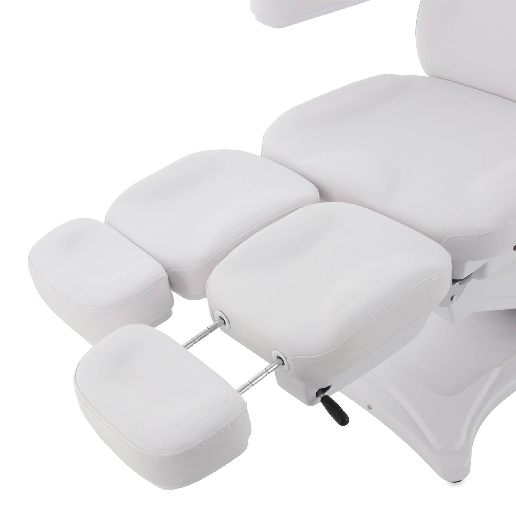 Педикюрное кресло электрическое 3 мотора Med-Mos ММКП-3/ КО-195DP00 с РУ БЕЛЫЙ с ножными педалями