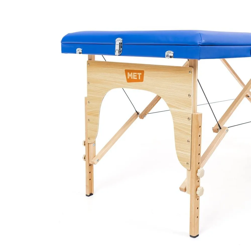 Массажный стол, деревянный, 3-х секционный MET Comfort W3