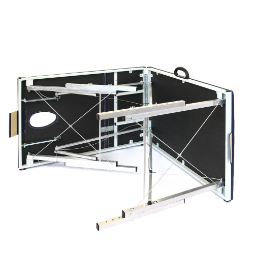Навигация для фото Складной трехсекционный массажный стол с регулировкой высоты 185х62см 3TH185