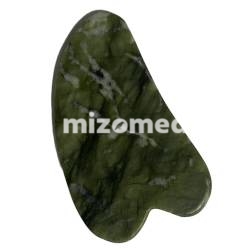 Mizomed Jade Essence – Скребок гуаша из зеленого нефрита для лица