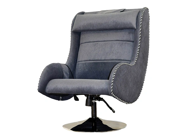 Навигация для фото Дизайнерское массажное кресло EGO Max Comfort EG3003 Серый (Микрошенилл)