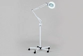 Лампа-лупа для косметолога на штативе SD-2021 кольцевая, напольная, регулируемая