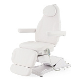 Косметологическое кресло электрическое 4 мотора Med-Mos ММКК-4/ КО184DP-00 с РУ белый