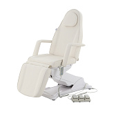 Косметологическое кресло электрическое 3 мотора Med-Mos ММКК-3 КО176DP-00 с РУ, Крем с педалями
